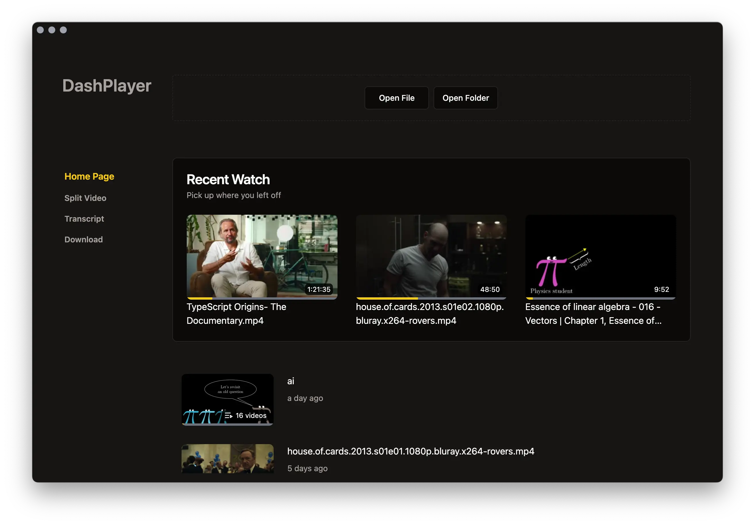 DashPlayer hero image