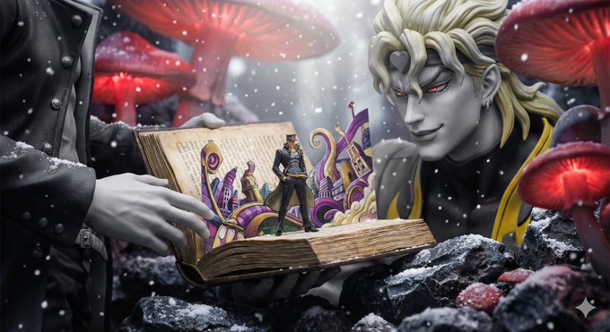 Awesome GPT4o/GPT-4o Image Prompts-巨人与书页里的微缩童话世界