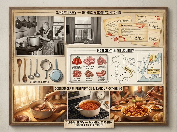 Awesome GPT4o/GPT-4o Image Prompts-一块记录菜肴的烹饪传承展板