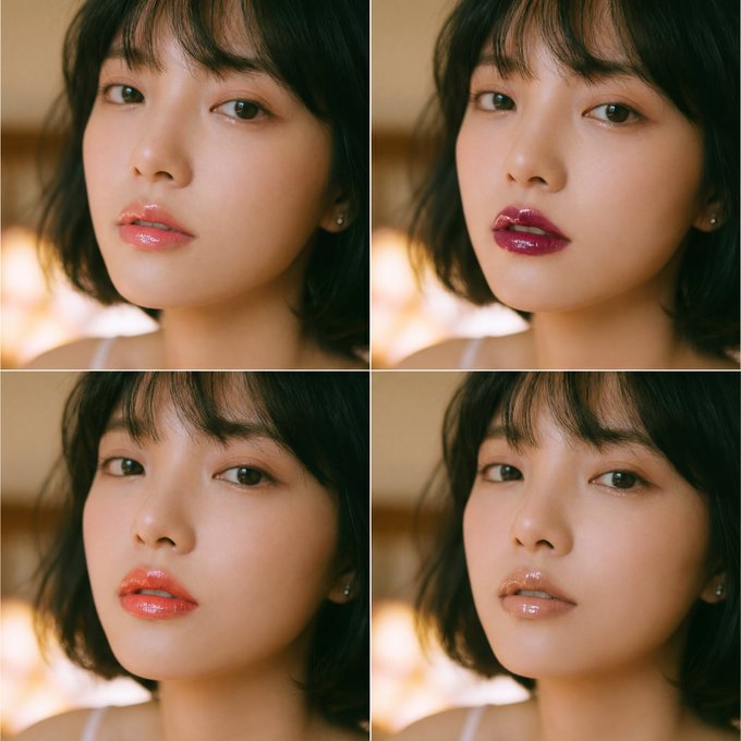 Awesome GPT4o/GPT-4o Image Prompts-女性面部涂口红和唇彩效果的图像