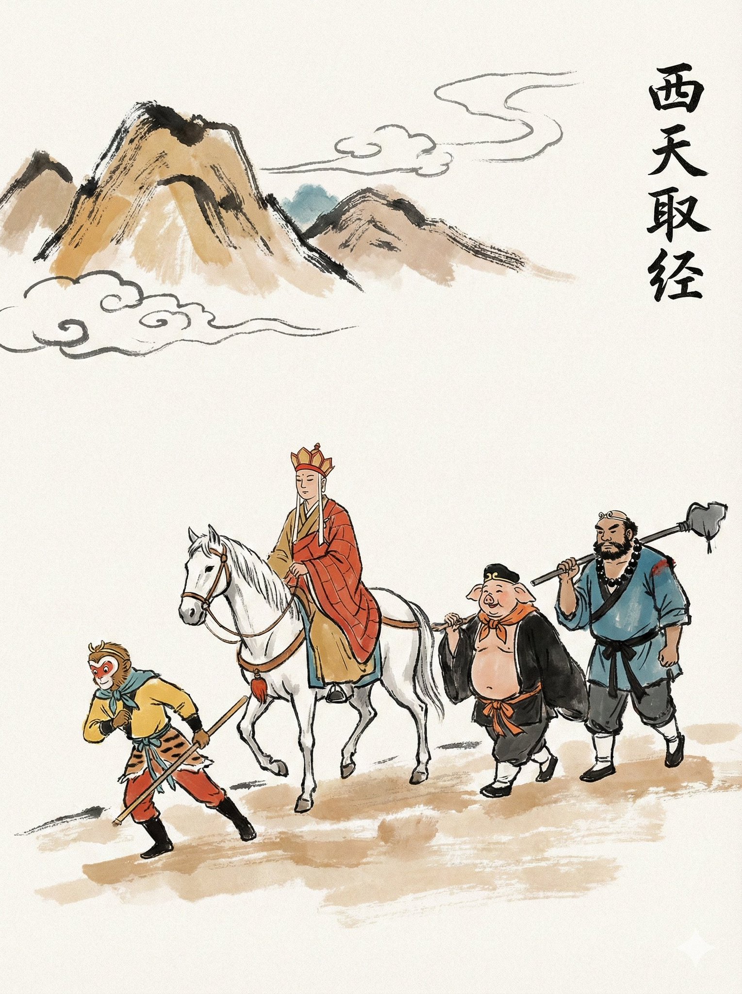 Awesome GPT4o/GPT-4o Image Prompts-新中式水墨绘本