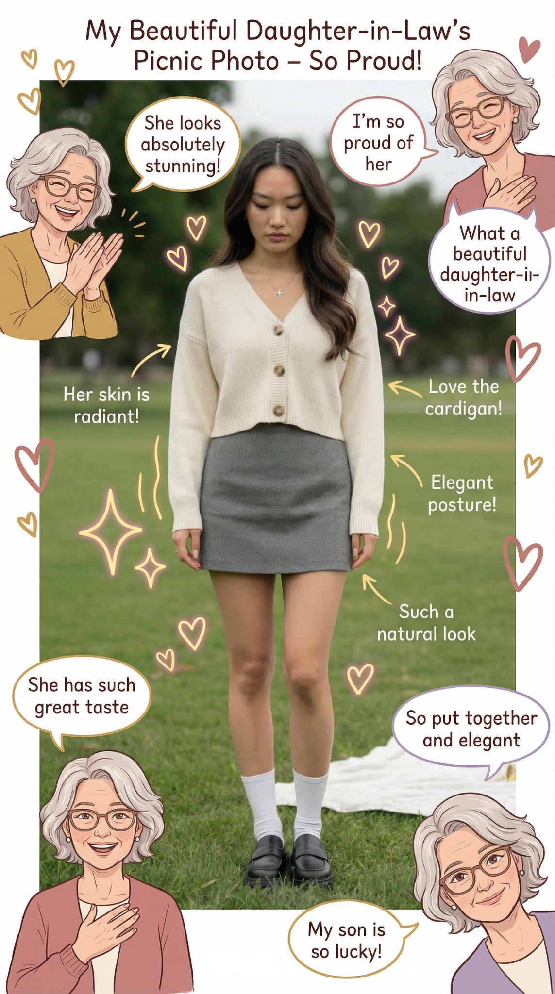 Awesome GPT4o/GPT-4o Image Prompts-婆婆赞赏评价照片