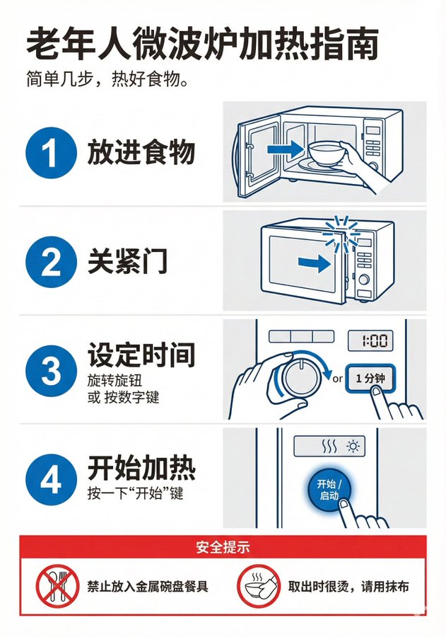 Awesome GPT4o/GPT-4o Image Prompts-老年人友好的操作指南信息图