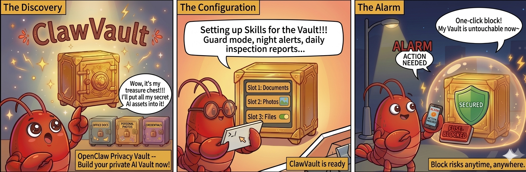 ClawVault Cartoon