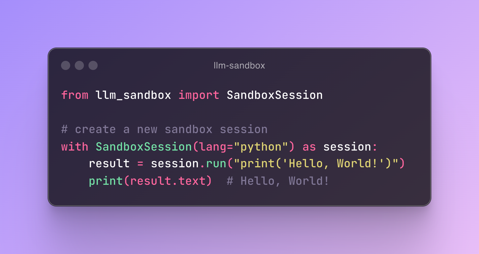llm-sandbox hero image