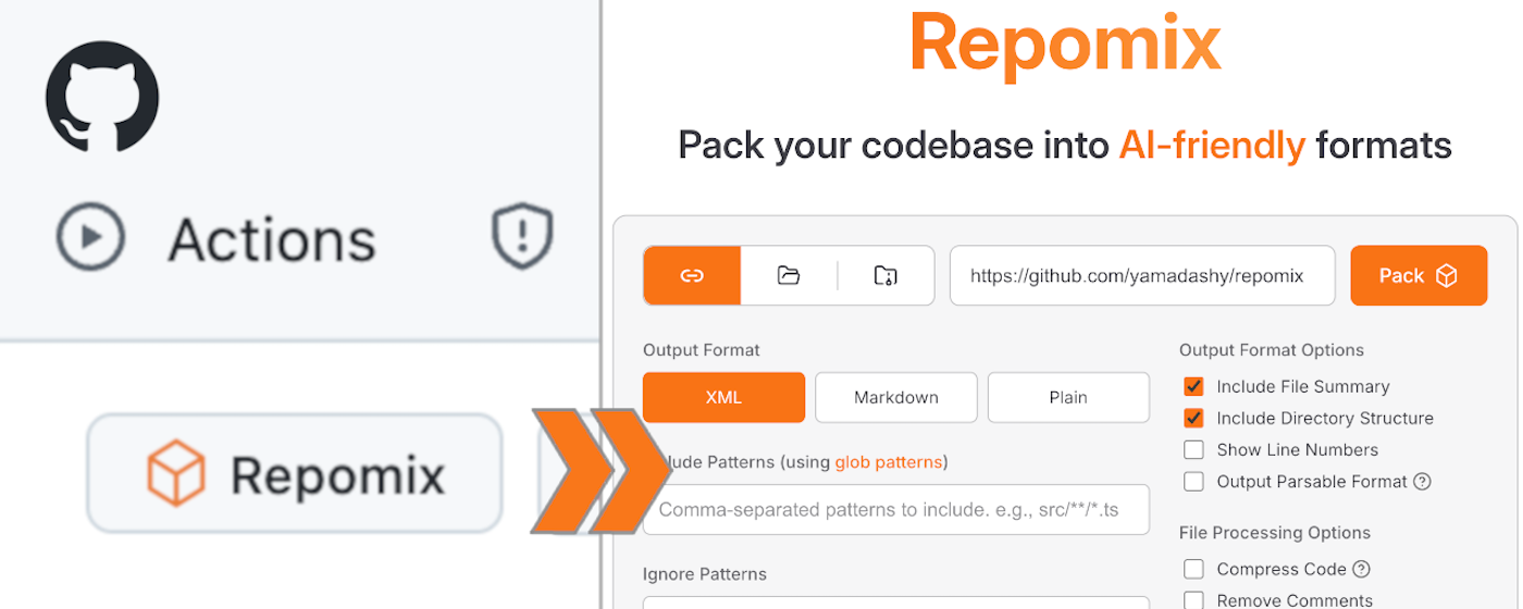 Repomix 浏览器扩展
