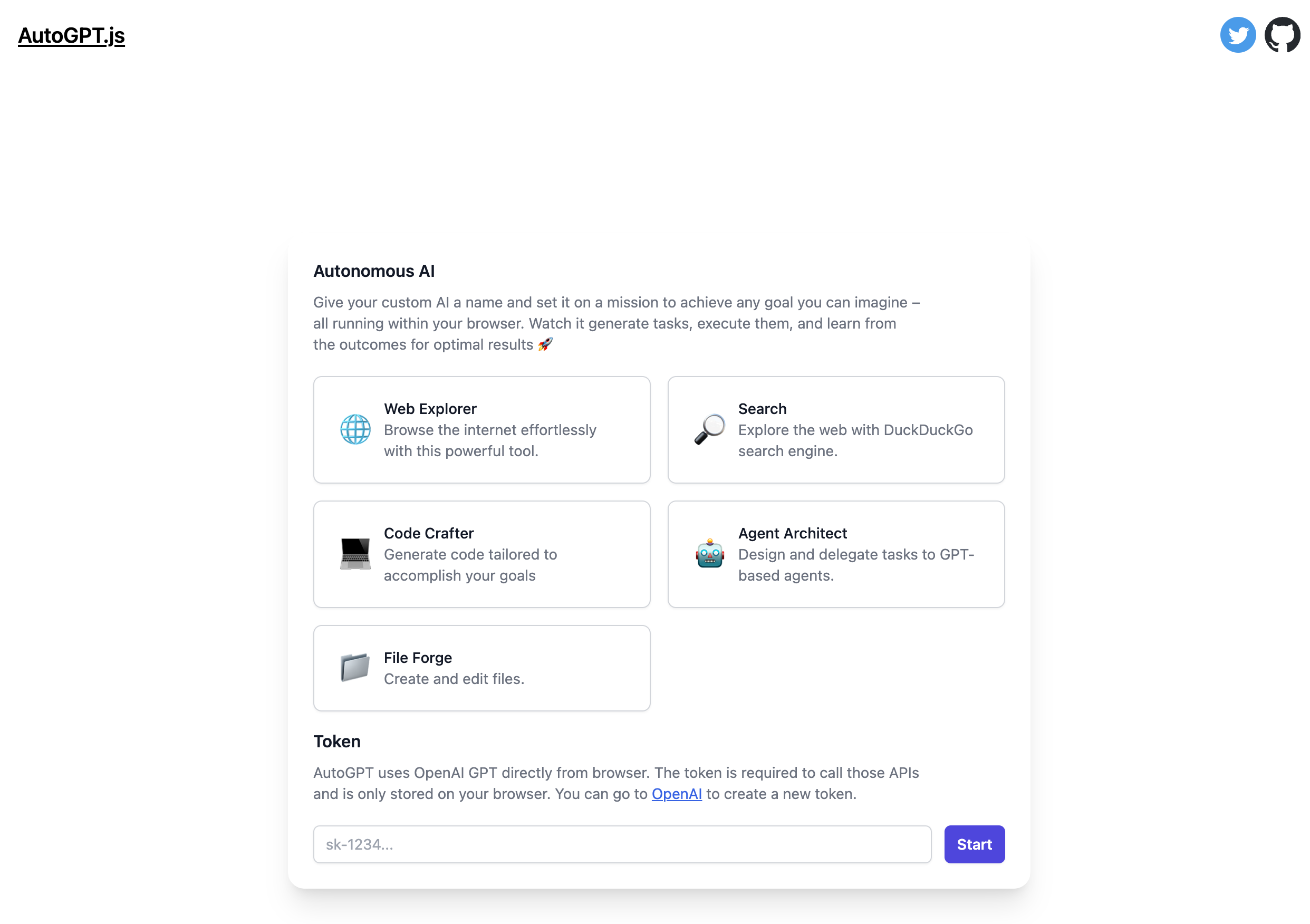 AutoGPT.js hero image
