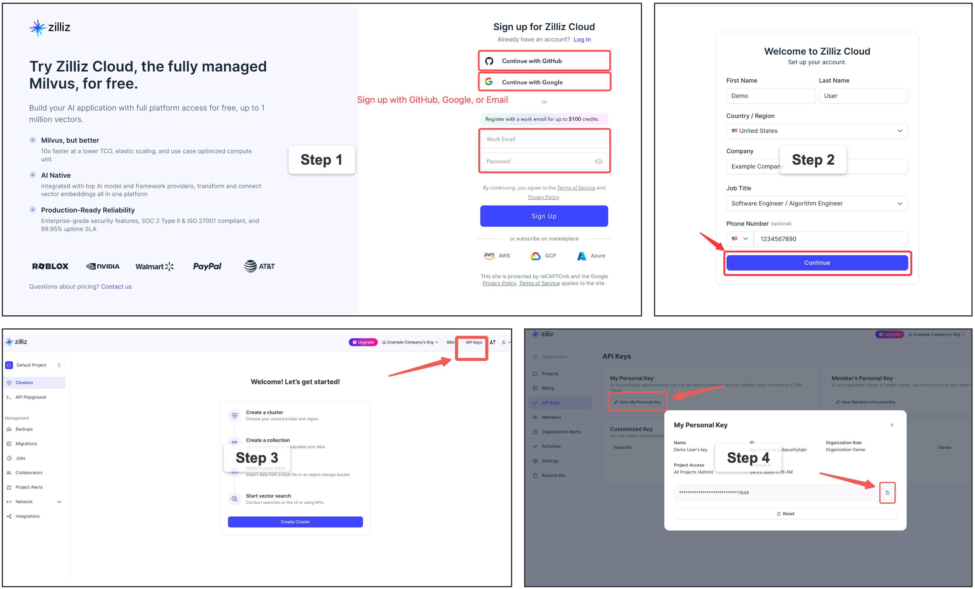 注册并获取 API 密钥
